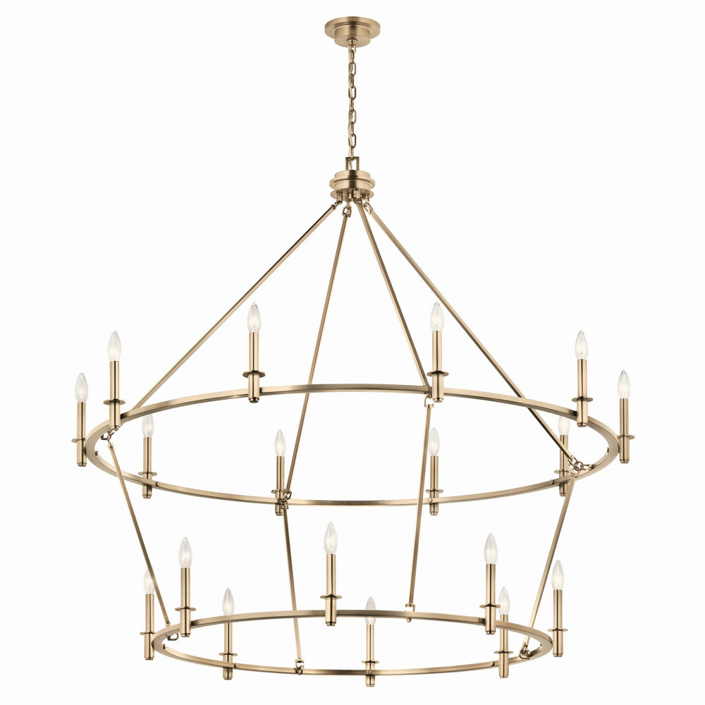 Kichler Canada - 18 Light Chandelier - Carrick - Champagne Bronze- Union Lighting Luminaires Decor