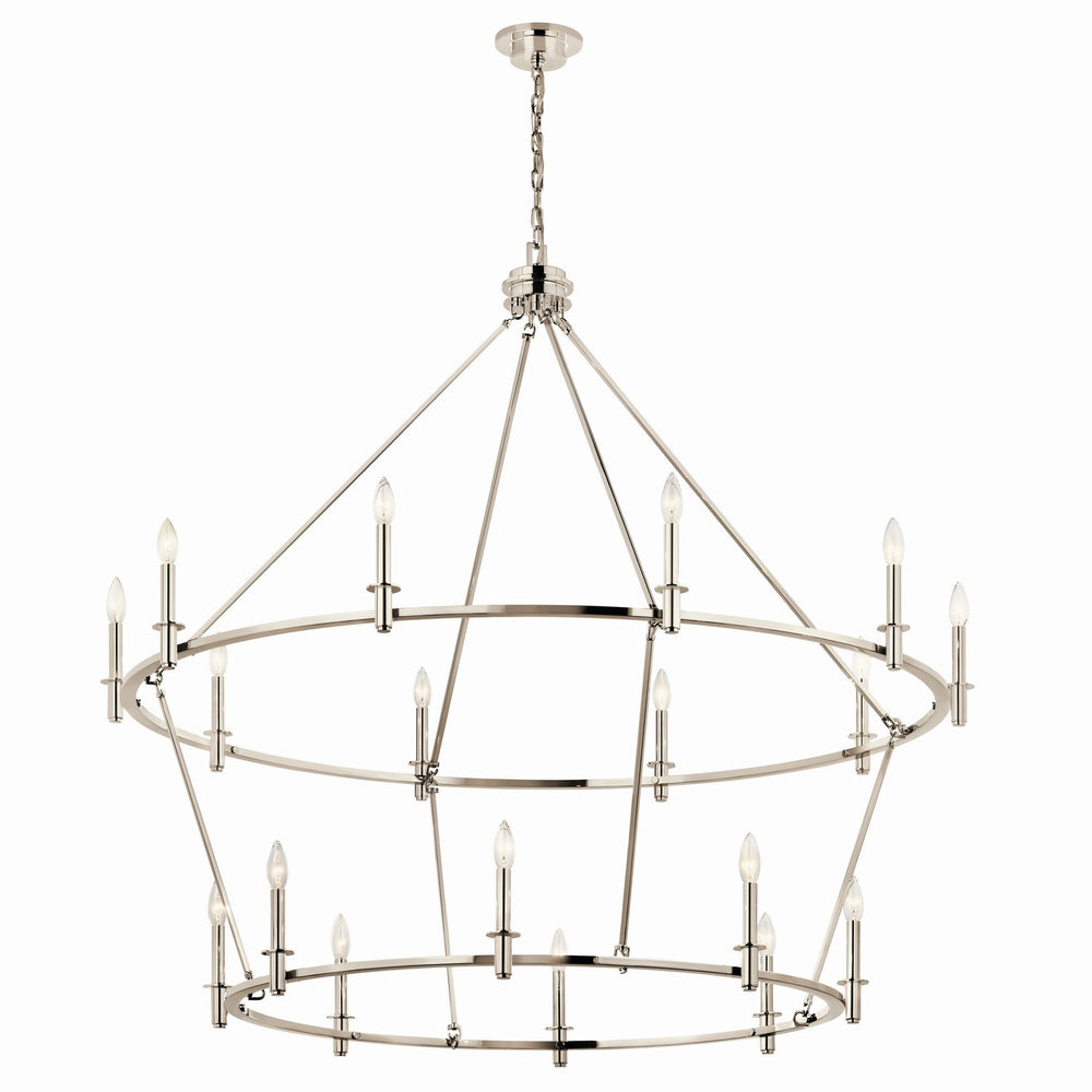 Kichler Canada - 18 Light Chandelier - Carrick - Polished Nickel- Union Lighting Luminaires Decor