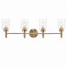Kichler Canada - Four Light Vanity - Madden - Champagne Bronze- Union Lighting Luminaires Decor