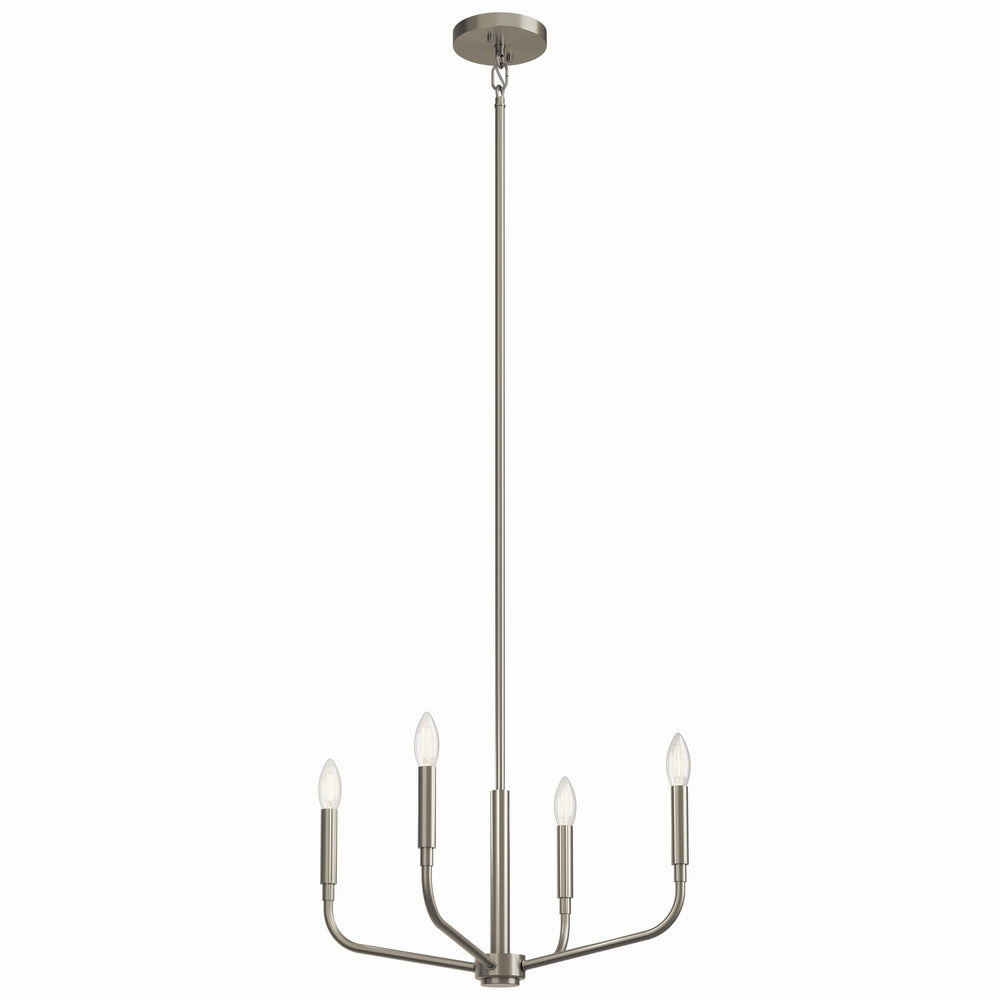 Kichler Canada - Four Light Chandelier/Semi Flush Mount - Madden - Brushed Nickel- Union Lighting Luminaires Decor