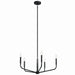 Kichler Canada - Five Light Chandelier - Madden - Black- Union Lighting Luminaires Decor