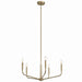 Kichler Canada - Five Light Chandelier - Madden - Champagne Bronze- Union Lighting Luminaires Decor