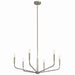 Kichler Canada - Six Light Chandelier - Madden - Brushed Nickel- Union Lighting Luminaires Decor