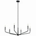 Kichler Canada - Six Light Chandelier - Madden - Black- Union Lighting Luminaires Decor