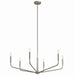 Kichler Canada - Six Light Chandelier - Madden - Brushed Nickel- Union Lighting Luminaires Decor