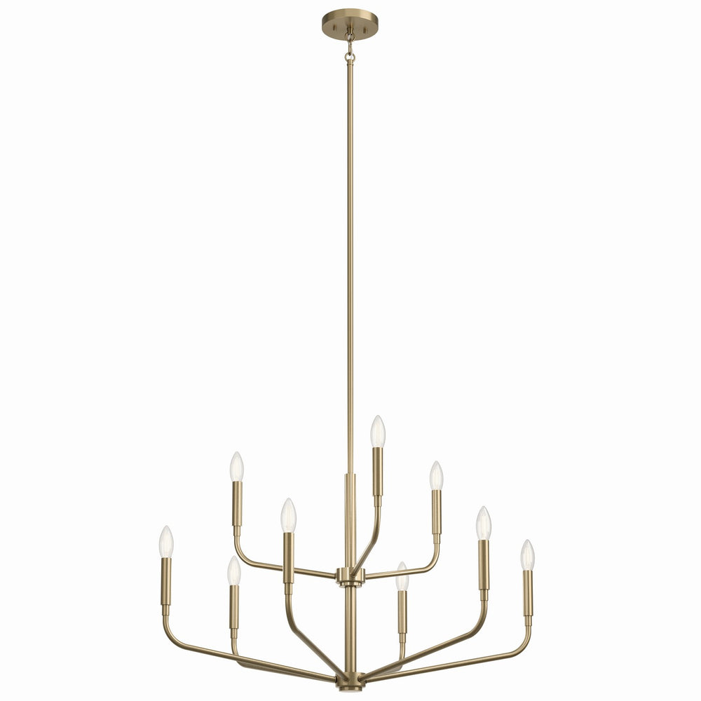 Kichler Canada - Nine Light Chandelier - Madden - Champagne Bronze- Union Lighting Luminaires Decor