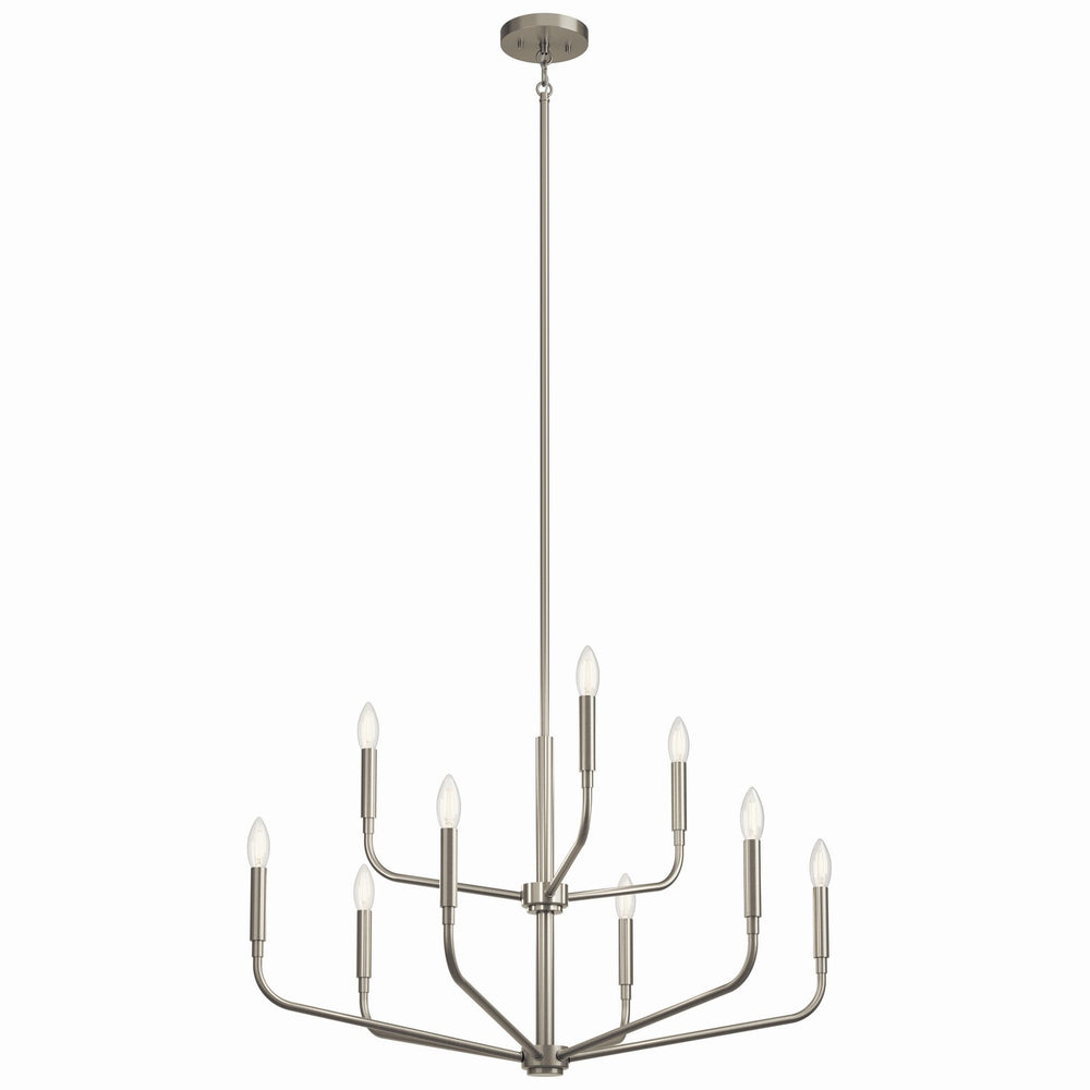 Kichler Canada - Nine Light Chandelier - Madden - Brushed Nickel- Union Lighting Luminaires Decor