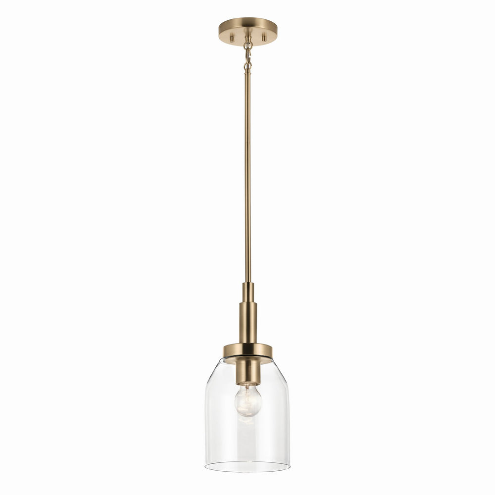 Kichler Canada - One Light Mini Pendant - Madden - Champagne Bronze- Union Lighting Luminaires Decor