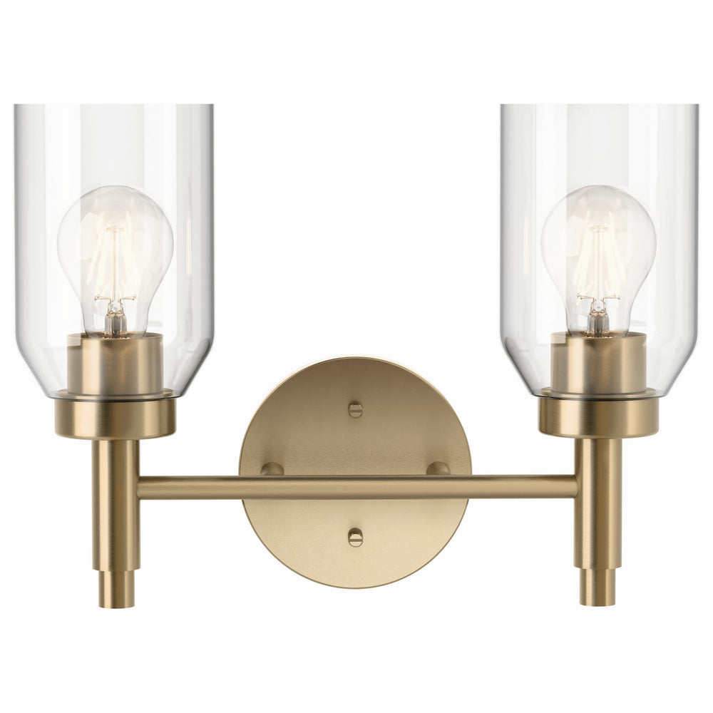 Kichler Canada - Two Light Vanity - Madden - Champagne Bronze- Union Lighting Luminaires Decor