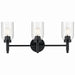 Kichler Canada - Three Light Vanity - Madden - Black- Union Lighting Luminaires Decor