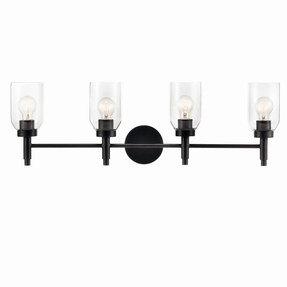 Kichler Canada - Four Light Vanity - Madden - Black- Union Lighting Luminaires Decor