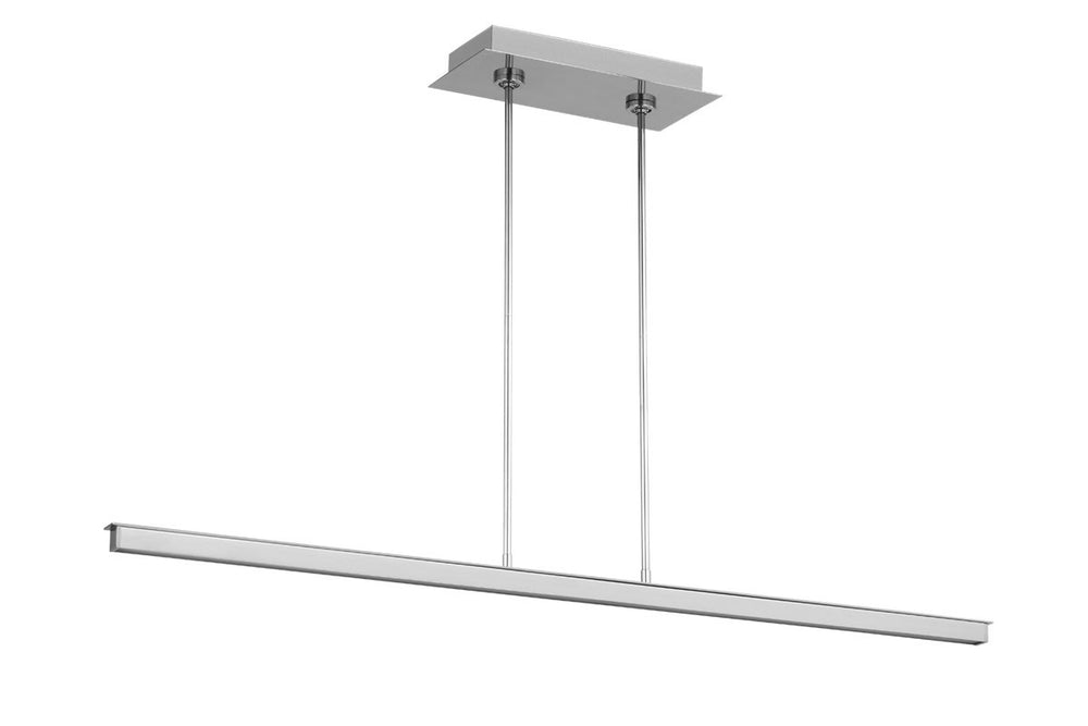 Visual Comfort Modern - LED Linear Suspension - Stagger - Polished Stainless Steel- Union Lighting Luminaires Decor