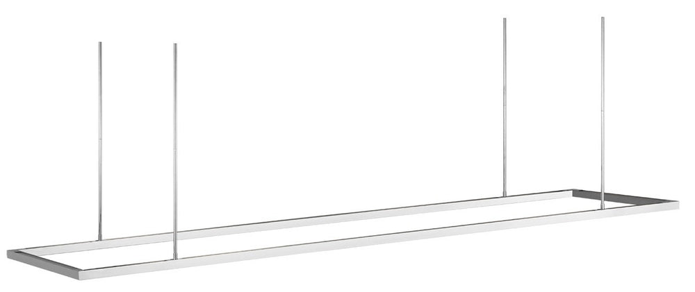 Visual Comfort Modern - LED Linear Suspension - Stagger - Polished Stainless Steel- Union Lighting Luminaires Decor