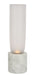 Visual Comfort Modern - LED Table Lamp - Volver - White Marble- Union Lighting Luminaires Decor