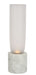 Visual Comfort Modern - LED Table Lamp - Volver - White Marble- Union Lighting Luminaires Decor