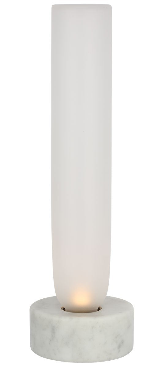 Visual Comfort Modern - LED Table Lamp - Volver - White Marble- Union Lighting Luminaires Decor