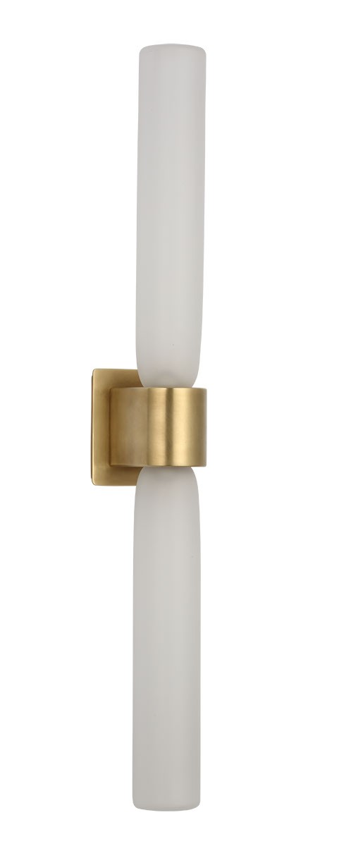 Visual Comfort Modern - LED Wall Sconce - Volver - Hand Rubbed Antique Brass- Union Lighting Luminaires Decor