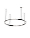 Visual Comfort Modern - LED Chandelier - Stagger - Polished Stainless Steel- Union Lighting Luminaires Decor