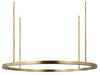 Visual Comfort Modern - LED Chandelier - Stagger - Hand Rubbed Antique Brass- Union Lighting Luminaires Decor