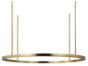 Visual Comfort Modern - LED Chandelier - Stagger - Hand Rubbed Antique Brass- Union Lighting Luminaires Decor