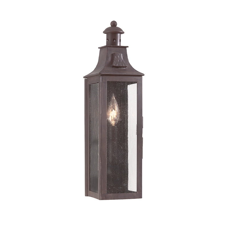 Troy Lighting Canada - One Light Wall Lantern - Newton - Soft Off Black- Union Lighting Luminaires Decor