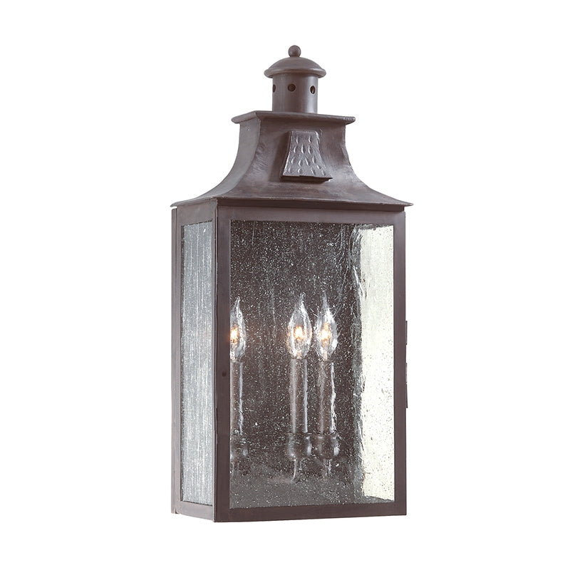 Troy Lighting Canada - Three Light Wall Lantern - Newton - Soft Off Black- Union Lighting Luminaires Decor