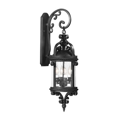 Troy Lighting Canada - Four Light Wall Lantern - Pamplona - Soft Off Black- Union Lighting Luminaires Decor