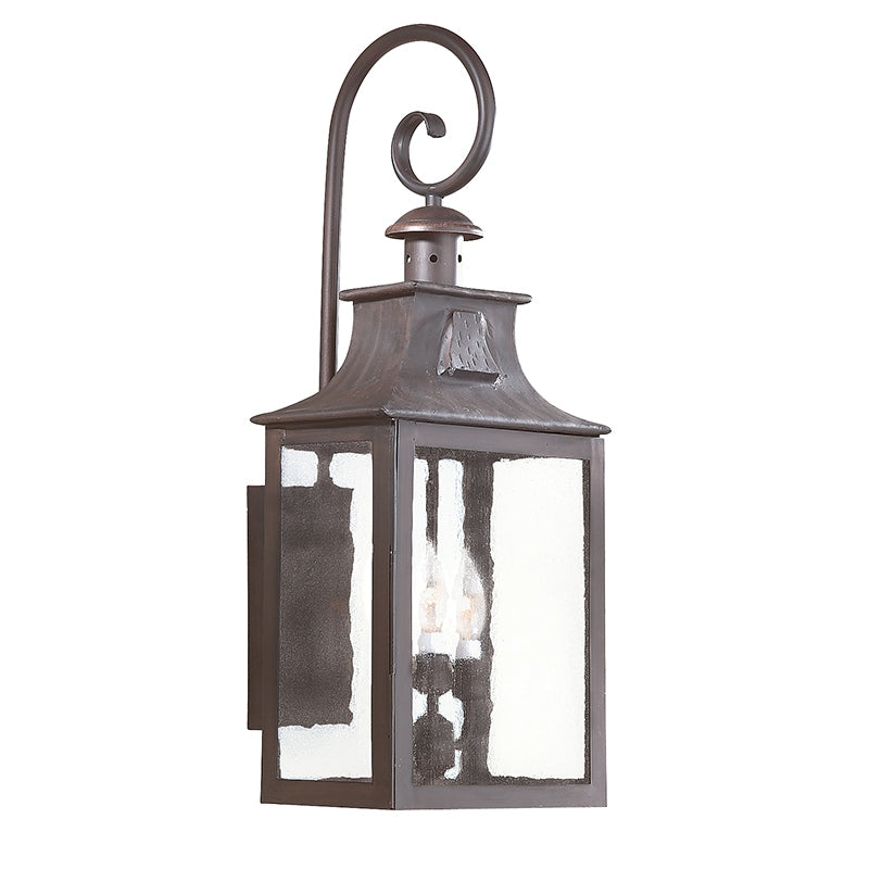 Troy Lighting Canada - Three Light Wall Lantern - Newton - Soft Off Black- Union Lighting Luminaires Decor