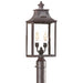 Troy Lighting Canada - Two Light Post Lantern - Newton - Soft Off Black- Union Lighting Luminaires Decor