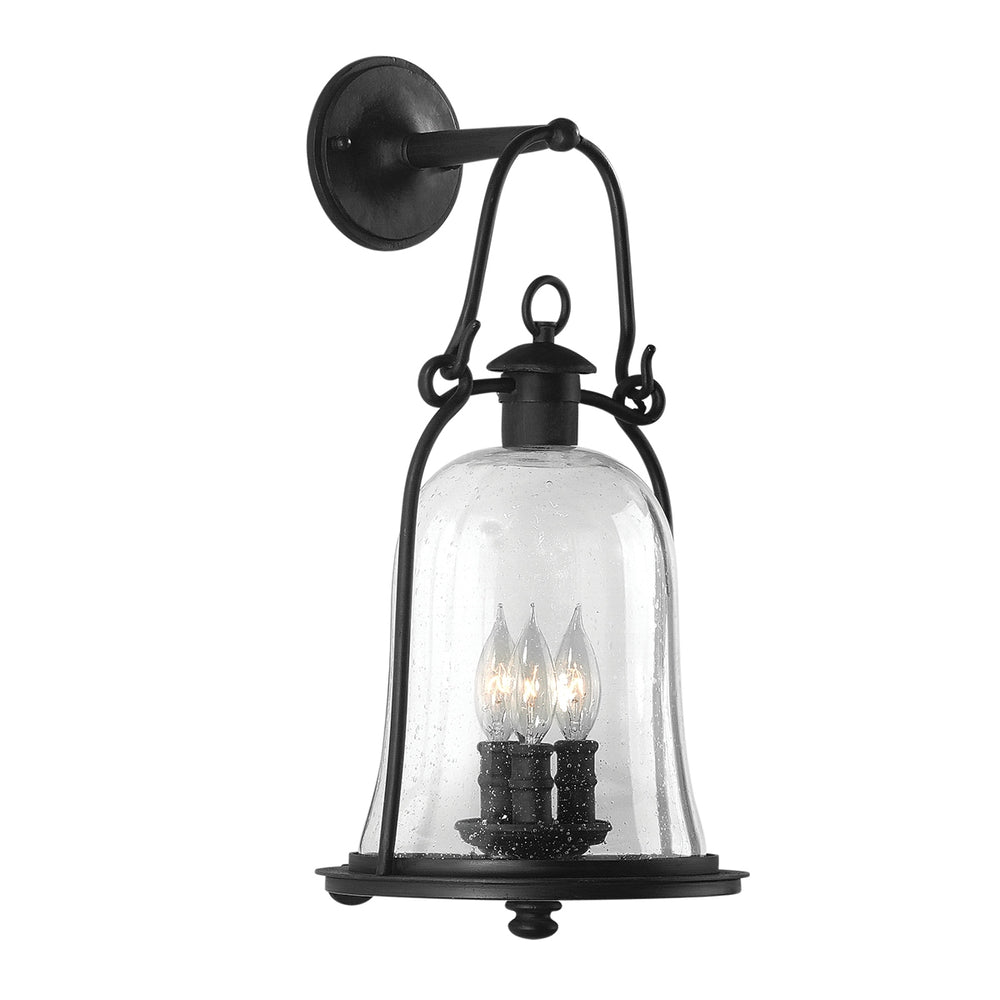 Troy Lighting Canada - Three Light Wall Lantern - Owings Mill - Natural Bronze- Union Lighting Luminaires Decor