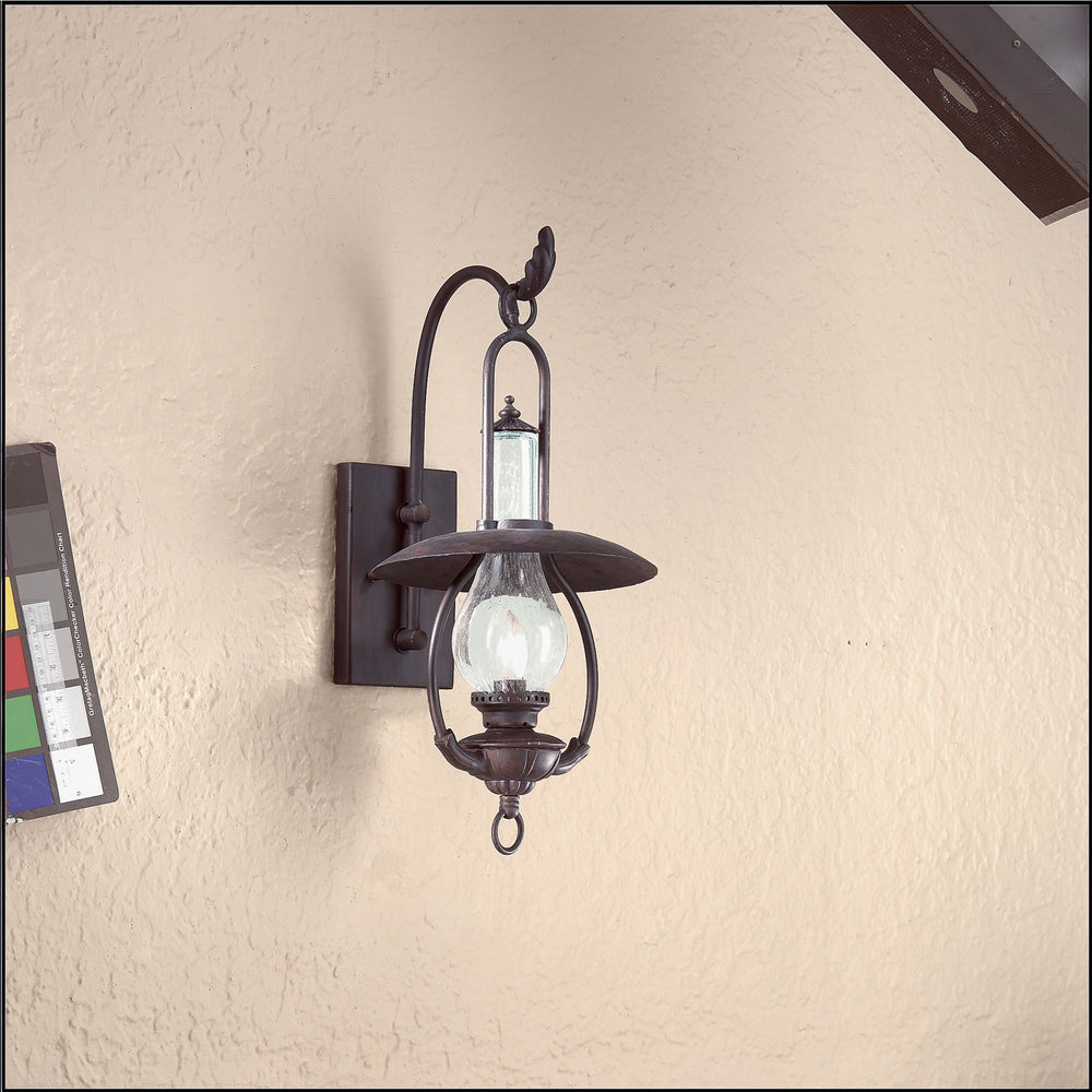 Troy Lighting Canada - One Light Wall Lantern - La Grange - Soft Off Black- Union Lighting Luminaires Decor