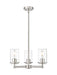 Z-Lite Canada - Three Light Chandelier - Thayer - Brushed Nickel- Union Lighting Luminaires Decor