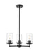 Z-Lite Canada - Three Light Chandelier - Thayer - Matte Black- Union Lighting Luminaires Decor