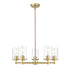 Z-Lite Canada - Five Light Chandelier - Thayer - Luxe Gold- Union Lighting Luminaires Decor