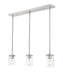 Z-Lite Canada - Three Light Pendant - Thayer - Brushed Nickel- Union Lighting Luminaires Decor