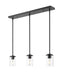 Z-Lite Canada - Three Light Pendant - Thayer - Matte Black- Union Lighting Luminaires Decor