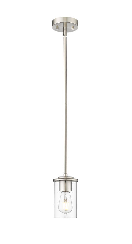 Z-Lite Canada - One Light Pendant - Thayer - Brushed Nickel- Union Lighting Luminaires Decor