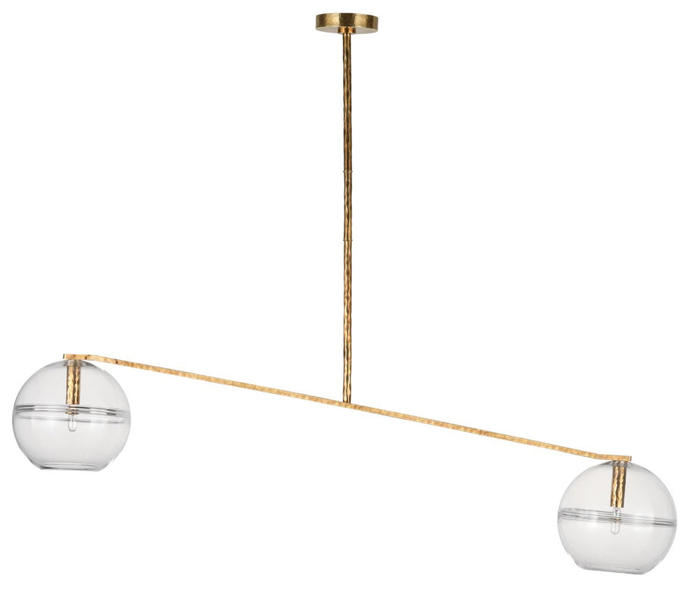 Visual Comfort Modern - LED Chandelier - Lowing - Polished Antique Brass- Union Lighting Luminaires Decor