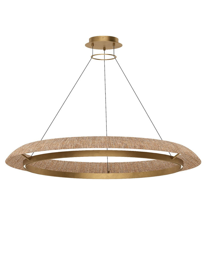 Visual Comfort Modern - LED Chandelier - Noa - Hand Rubbed Antique Brass- Union Lighting Luminaires Decor