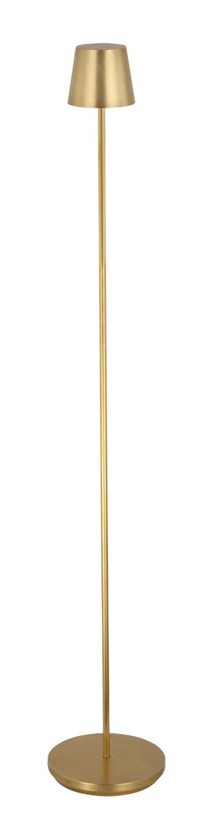 Visual Comfort Modern - LED Floor Lamp - Nevis - Hand Rubbed Antique Brass- Union Lighting Luminaires Decor