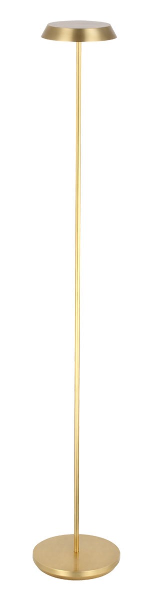 Visual Comfort Modern - LED Floor Lamp - Tepa - Hand Rubbed Antique Brass- Union Lighting Luminaires Decor