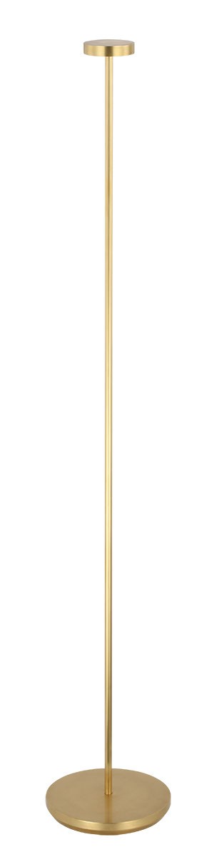 Visual Comfort Modern - LED Floor Lamp - Moneta - Hand Rubbed Antique Brass- Union Lighting Luminaires Decor