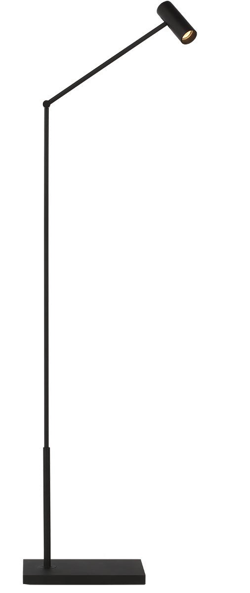 Visual Comfort Modern - LED Floor Lamp - Ponte - Nightshade Black- Union Lighting Luminaires Decor
