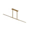 Visual Comfort Modern - LED Linear Chandelier - Cityscape - Hand Rubbed Antique Brass- Union Lighting Luminaires Decor