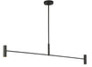 Visual Comfort Modern - LED Linear Chandelier - Ponte - Nightshade Black- Union Lighting Luminaires Decor
