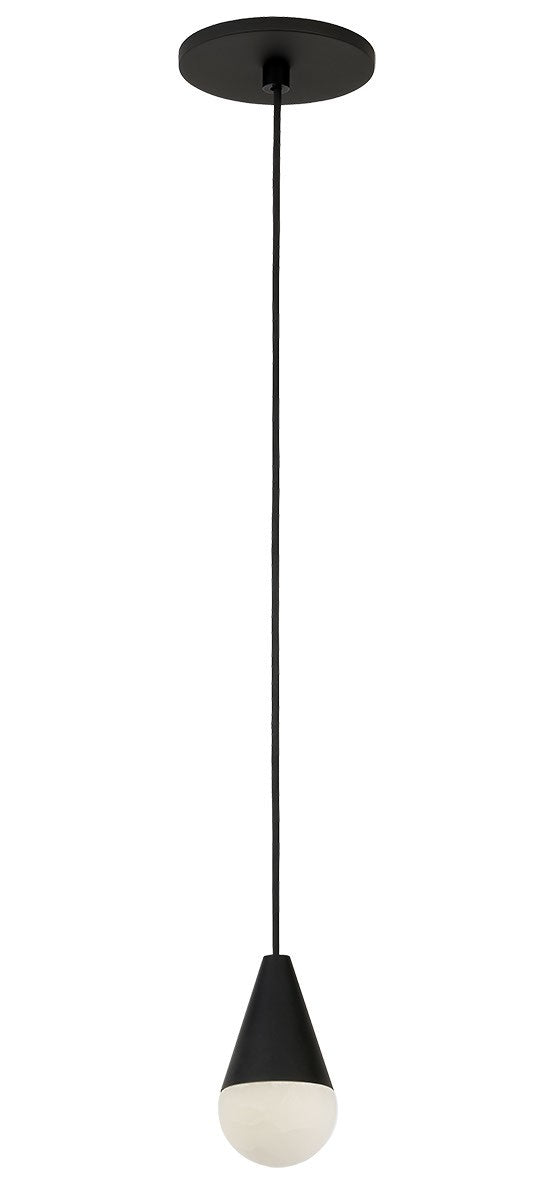 Visual Comfort Modern - LED Pendant - Cupola - Nightshade Black- Union Lighting Luminaires Decor