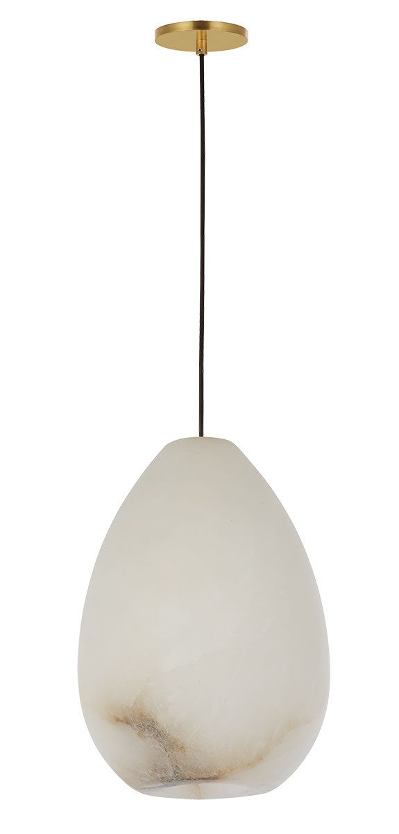 Visual Comfort Modern - LED Pendant - Alina - Hand Rubbed Antique Brass- Union Lighting Luminaires Decor