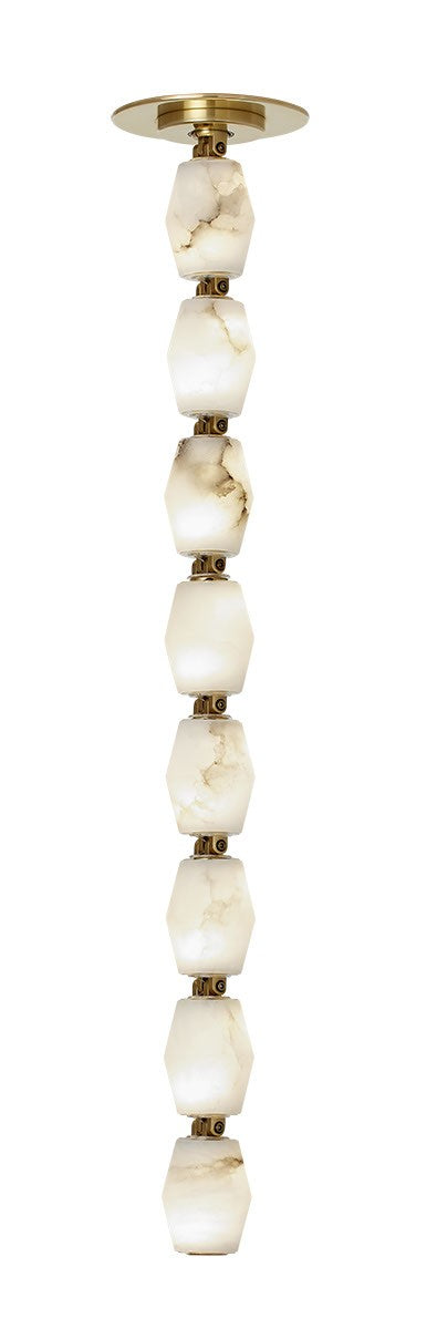 Visual Comfort Modern - LED Pendant - Collier - Hand Rubbed Antique Brass- Union Lighting Luminaires Decor