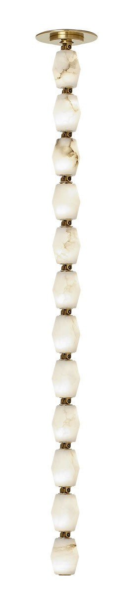 Visual Comfort Modern - LED Pendant - Collier - Hand Rubbed Antique Brass- Union Lighting Luminaires Decor