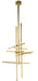 Visual Comfort Modern - LED Pendant - Cityscape - Hand Rubbed Antique Brass- Union Lighting Luminaires Decor